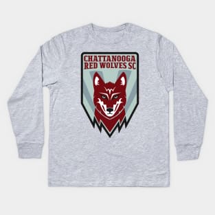 Chattanooga Red Wolves SC Kids Long Sleeve T-Shirt